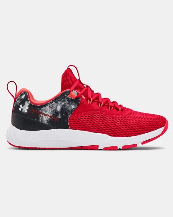 Under Armour Men's UA Charged Focus Print Training Shoes Red Size: (8)