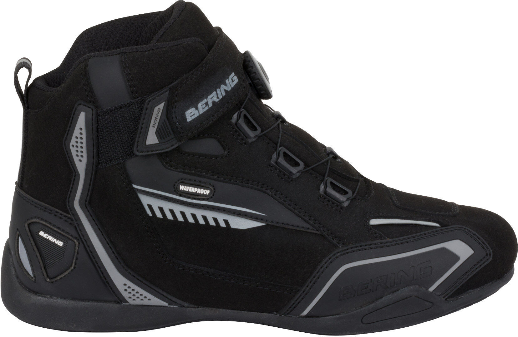 Bering Walter Waterproof Motorcycle Shoes  - Black