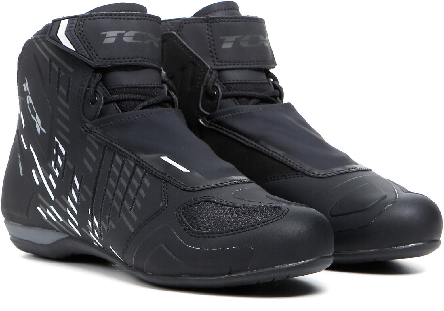 Tcx Ro4d Wp Motorcycle Shoes  - Black White