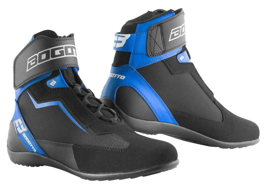 Bogotto Mix Disctrict Motorcycle Shoes  - Black Blue