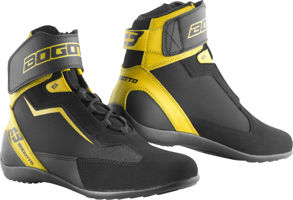 Bogotto Mix Disctrict Motorcycle Shoes  - Black Yellow