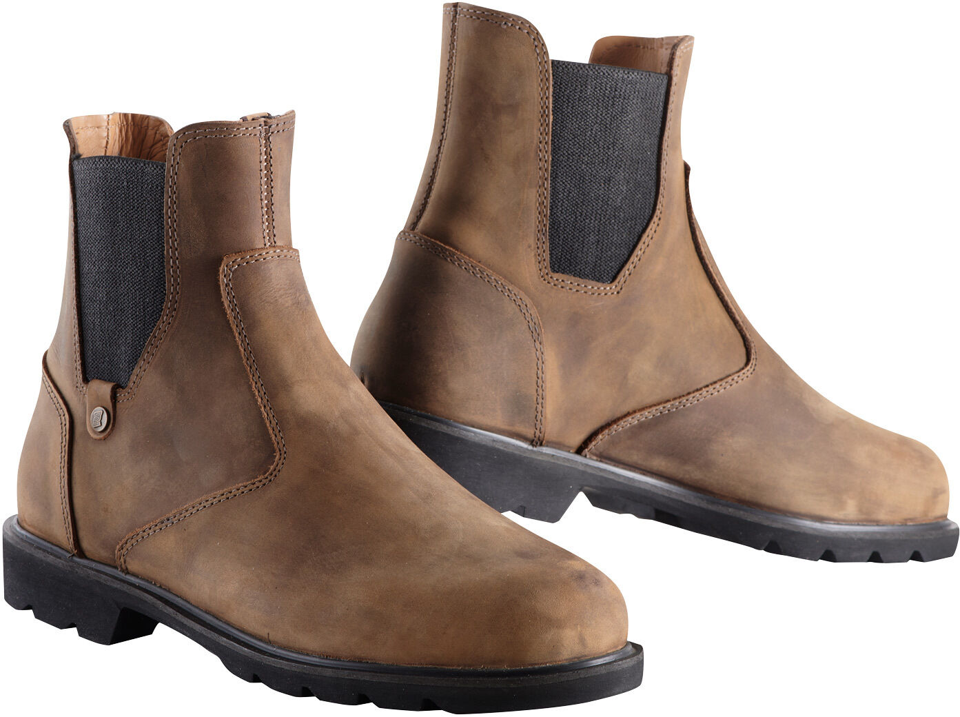 Bogotto Chelsea Motorcycle Boots  - Brown