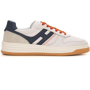 Hogan Sneakers in pelle con lacci H630 Bianco-blu Uomo 9