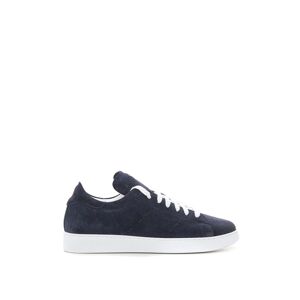 Kiton Sneakers bassa in suede e gomma Blu Uomo 42