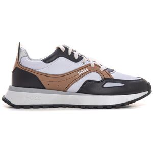 Boss Sneakers alta Nero-beige Uomo 40