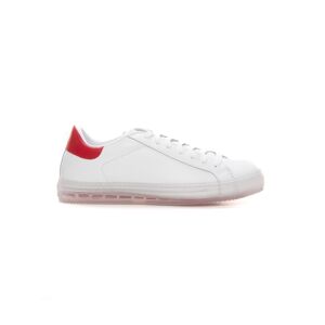 Kiton Sneakers con lacci Bianco-rosso Uomo 8