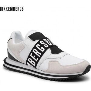 BIKKEMBERGS Scarpe Uomo Art B4bkm0053 White Black Colore Foto Misura A Scelta WHITE BLACK 43