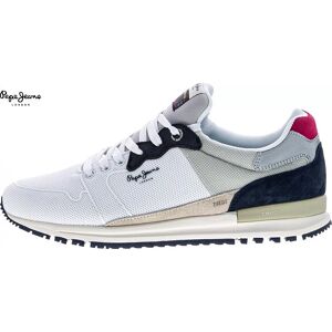 PEPE JEANS Scarpe Uomo Art Pms30620 800 Colore Foto Misura A Scelta BIANCO 44