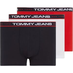 Tommy Hilfiger 3pk Uomo Art. Um0um02968 DEEPCRIMSON/WHITE/DESERTSKY