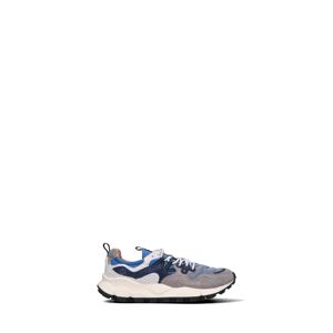 FLOWER MOUNTAIN Sneaker uomo grigia/blu in suede GRIGIO 44