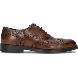 MADE IN ITALY Stringata uomo marrone in pelle MARRONE 40