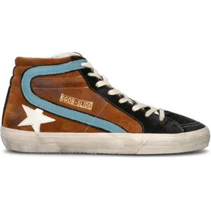 GOLDEN GOOSE SLIDE CLASSIC Sneaker uomo marrone/nera in suede MARRONE 43