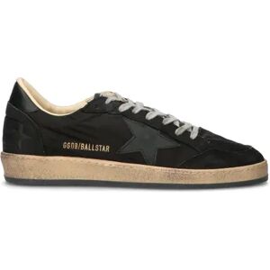 GOLDEN GOOSE BALL STAR Sneaker uomo nera in pelle NERO 43