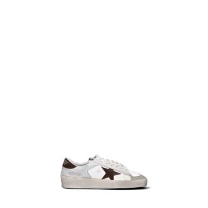 GOLDEN GOOSE STARDAN Sneaker uomo bianca/testa di moro BEIGE 44