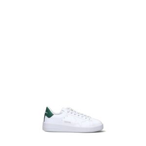 GOLDEN GOOSE PURE Sneaker uomo bianca/verde in pelle BIANCO 42