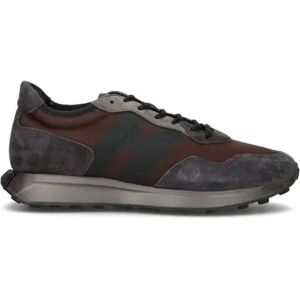 Hogan Sneaker uomo marrone/nera in pelle MARRONE 41