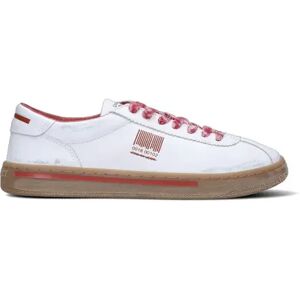 PRO 01 JECT Sneaker uomo bianca/rossa in pelle BIANCO 42