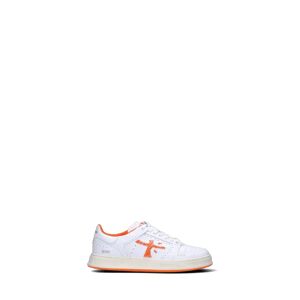 Premiata Sneaker uomo bianca/arancio in pelle BIANCO 41