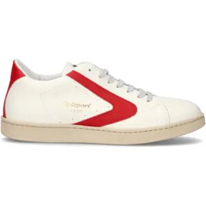 Valsport TOURNAMENT Sneaker uomo bianca/rossa in pelle BIANCO 44