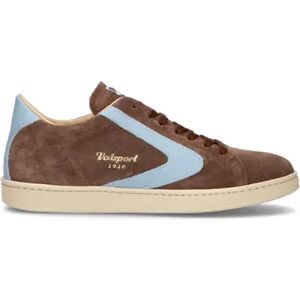 Valsport TOURNAMENT Sneaker uomo marrone/azzurra in suede AZZURRO 45