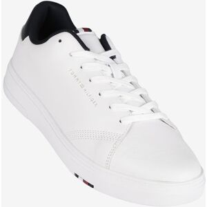 Tommy Hilfiger Elevated Rwb Cupsole Leather Sneakers in pelle da uomo Sneakers Basse uomo Bianco taglia 45