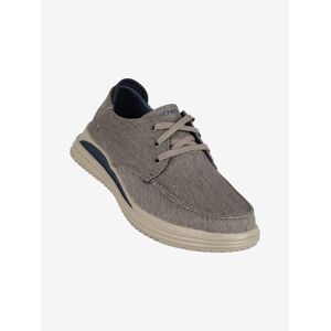 Skechers PROVEN Forenzo Scarpe stringate da uomo in tela Mocassini uomo Marrone taglia 43