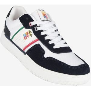 Marina Militare Sneakers in pelle stringate da uomo Sneakers Basse uomo Blu taglia 42