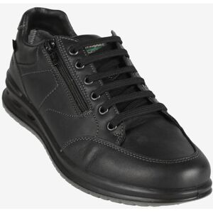 Grisport Sneakers in pelle stringate da uomo Sneakers Basse uomo Nero taglia 44