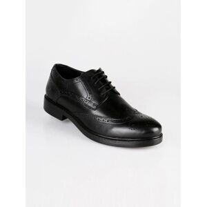 Lumberjack William francesine derby full brogue in pelle Francesine uomo Nero taglia 45