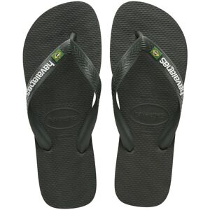 Havaianas Brasil Logo - infradito - uomo Dark Green 41/42