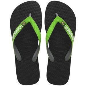 Havaianas Brasil Mix - infradito - uomo Black/Green 43/44 BR