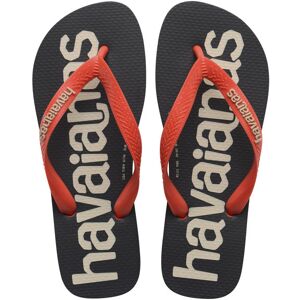 Havaianas Top Logomania 2 - infradito - uomo Orange/Black 41/42 BR