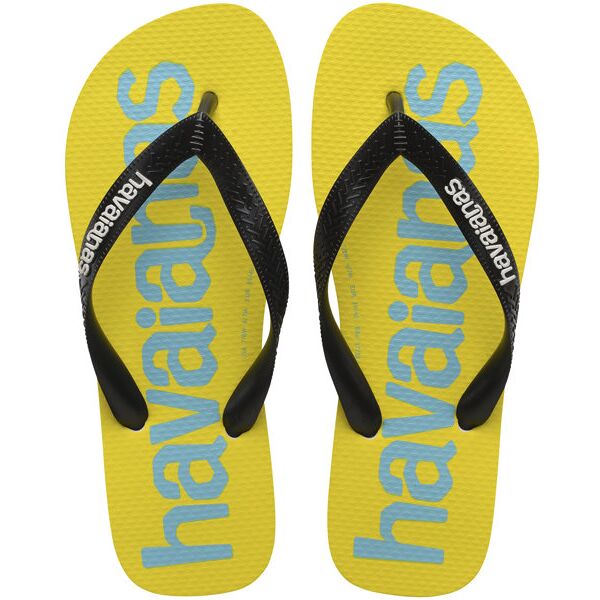 havaianas top logomania 2 - infradito - uomo yellow 41/42 br