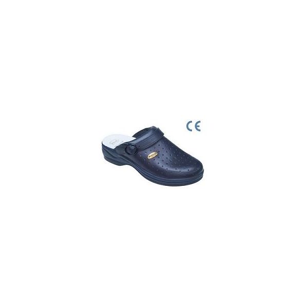 scholl's dr. scholl new clog bonus fori pelle blue navy n°41