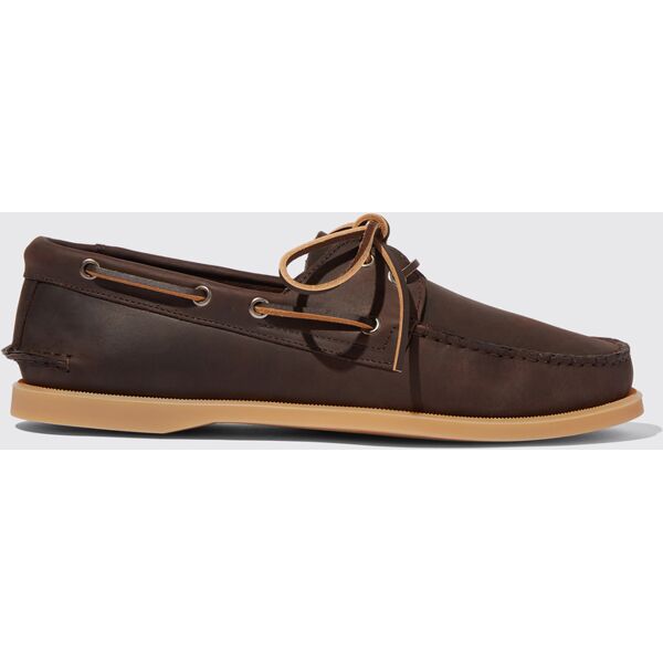 scarosso jude brown nubuck - uomo scarpe da barca marrone - nabuk 41,5