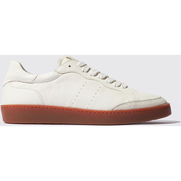 scarosso umberto white - uomo sneaker white - calf leather 44