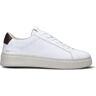 CRIME Sneaker uomo bianca/marrone in pelle BIANCO 43