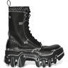 Balenciaga Stivali Bulldozer Con Lacci Nero 42