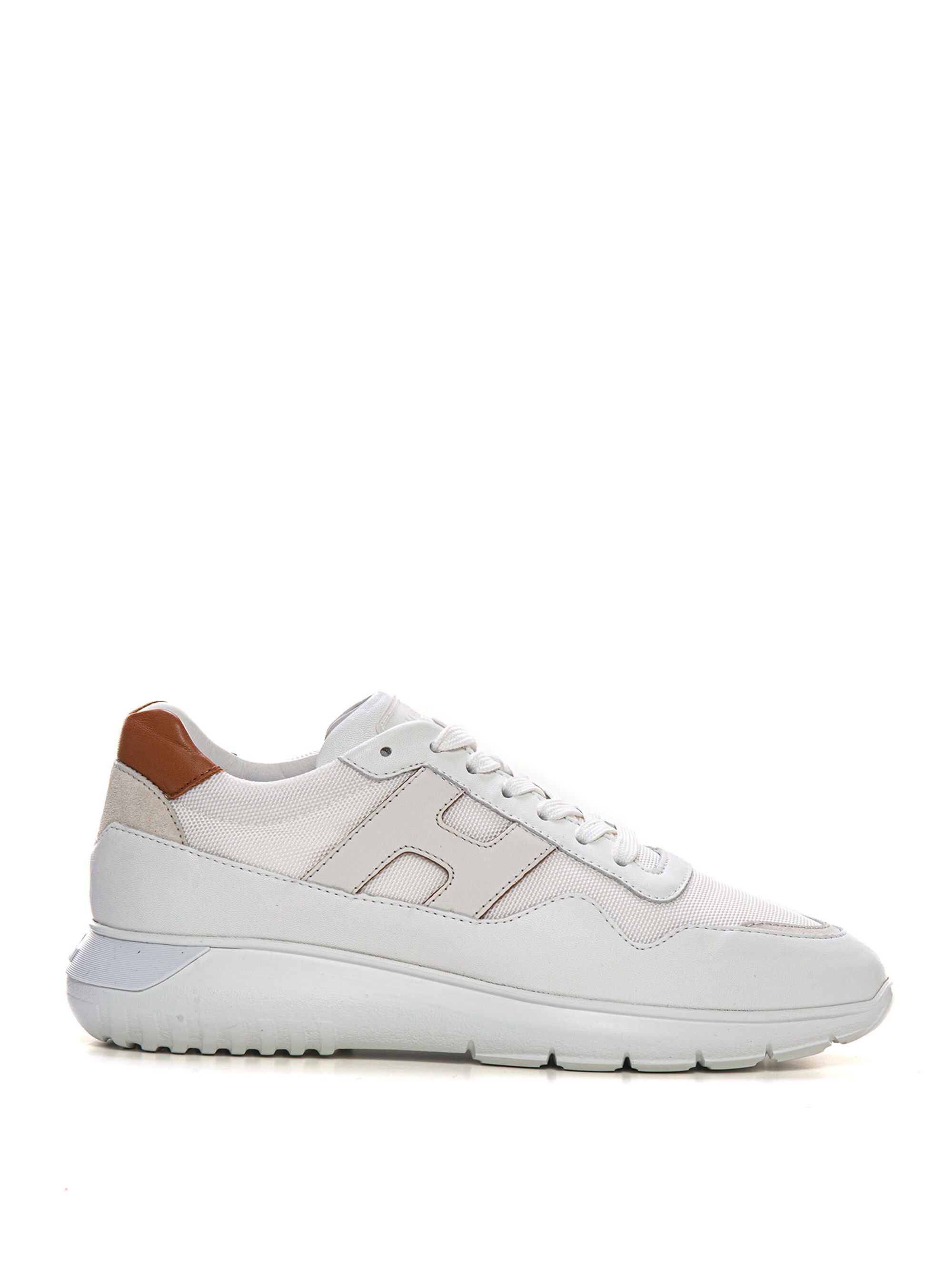 Hogan Sneakers alta Interactive3 Bianco-beige Uomo 8