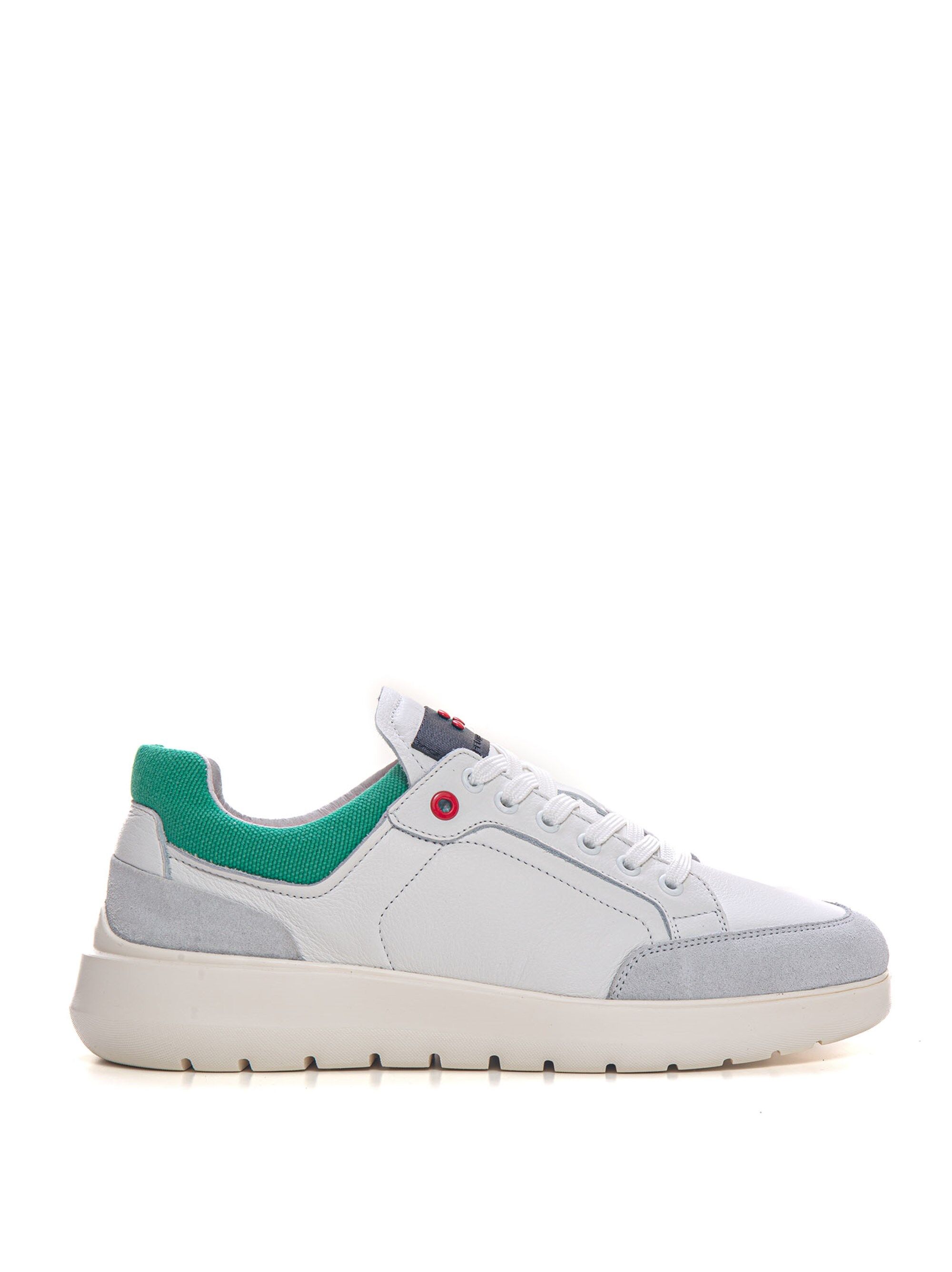 Peuterey Sneakers in pelle con lacci ZAMAMI Bianco-verde Uomo 42