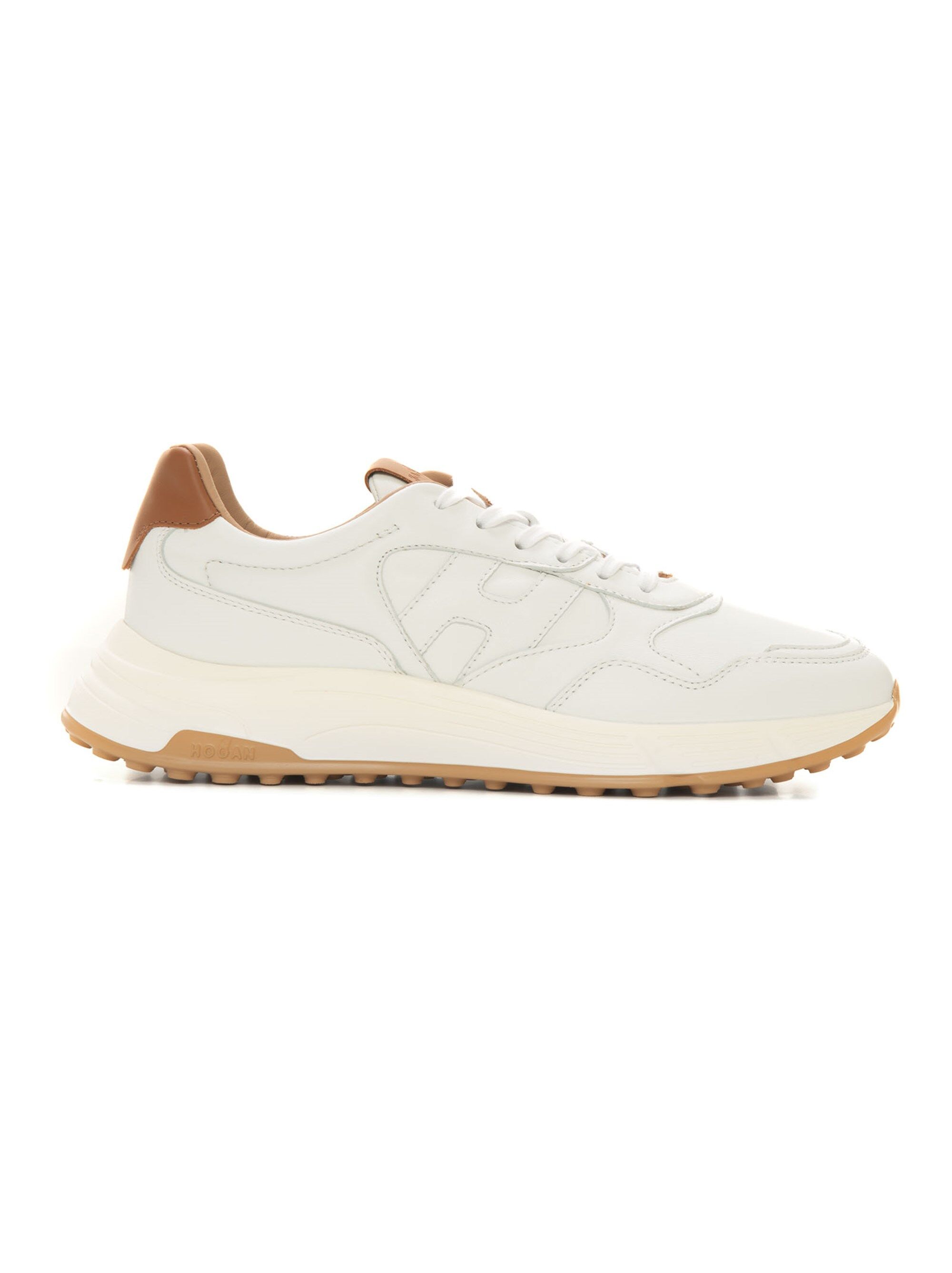 Hogan Sneakers in pelle Hyperlight Bianco-cuoio Uomo 9