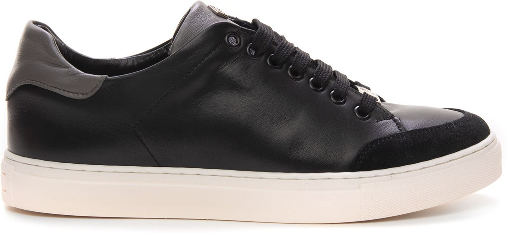 Marechiaro Sneakers in pelle con lacci TOSCANERO Nero Uomo 42