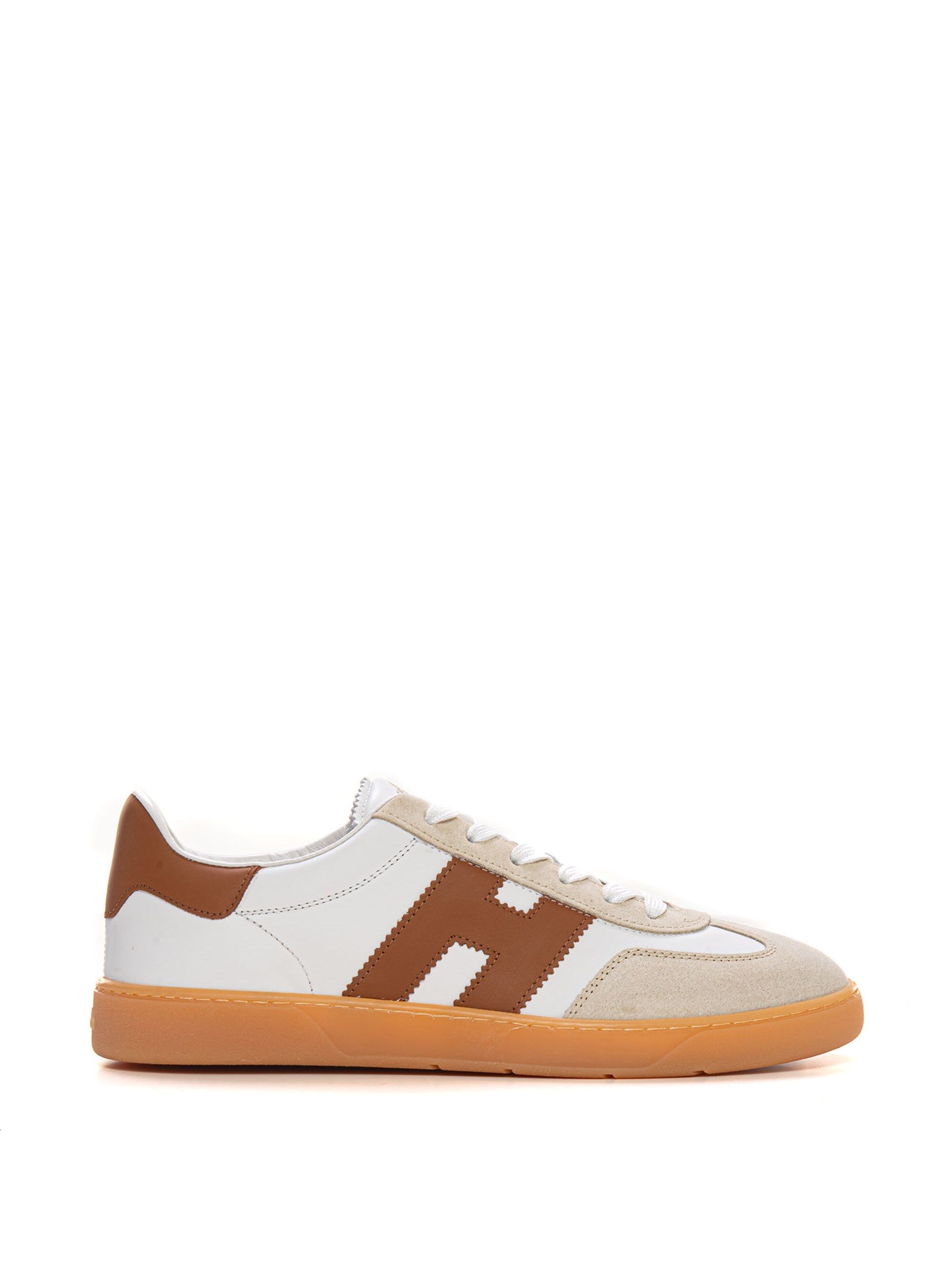 Hogan Sneakers in pelle con lacci COOL Bianco-cuoio Uomo 9