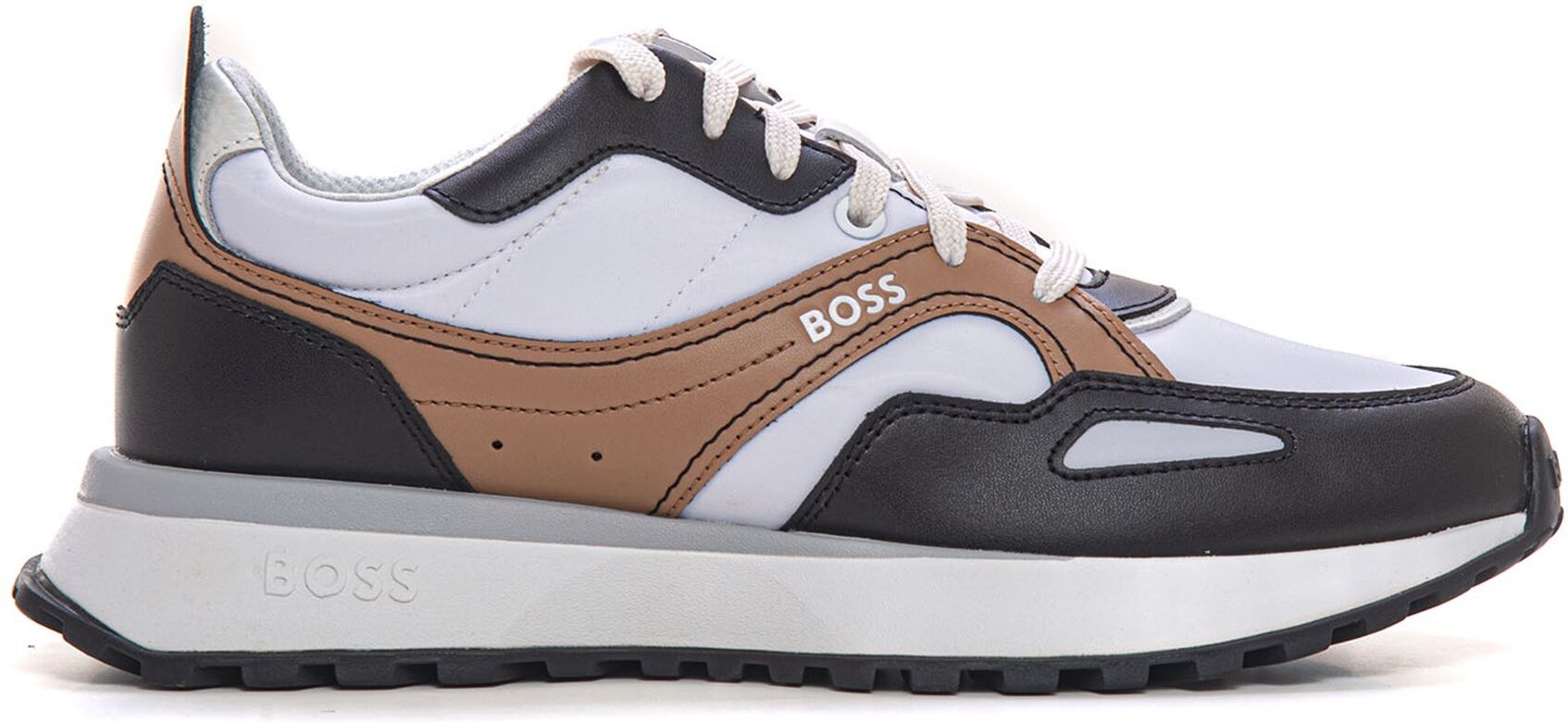 Boss Sneakers alta Nero-beige Uomo 41