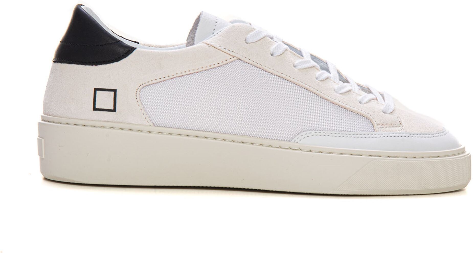 D.A.T.E. Sneakers con rialzo allacciata Levante Bianco Uomo 42