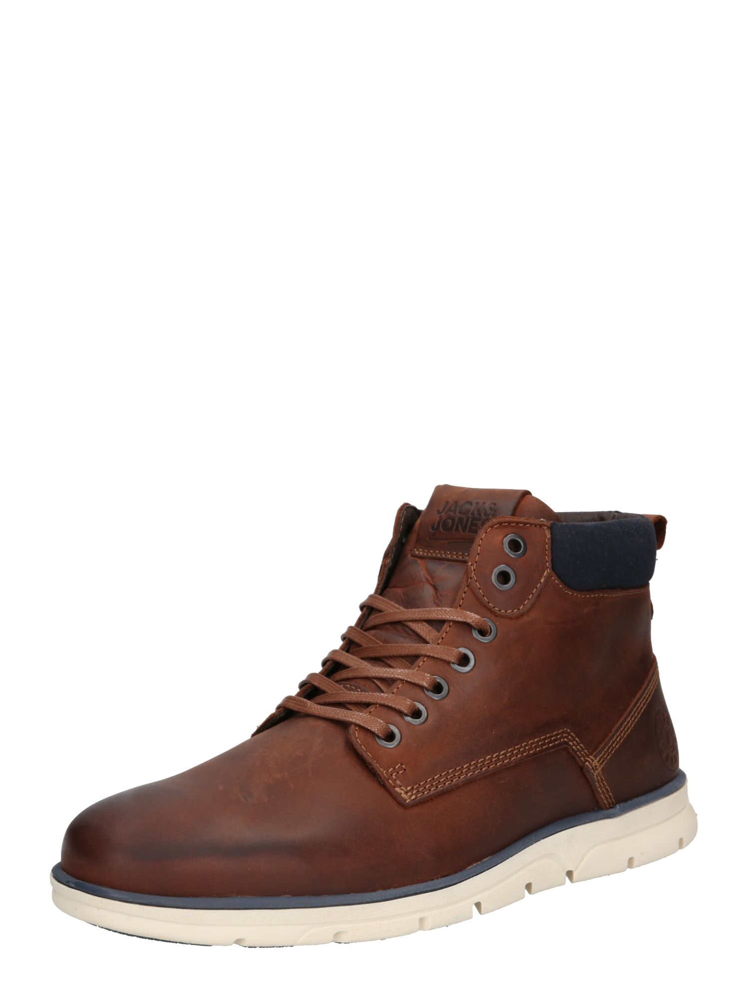 JACK & JONES Boots stringati 'JFWTUBAR' Marrone