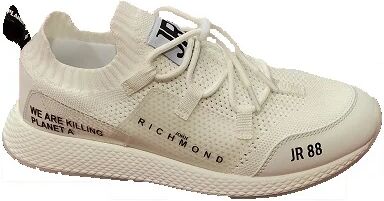 JOHN RICHMOND Scarpe Uomo Art 10135 Cp A Colore Bianco Misura A Scelta BIANCO