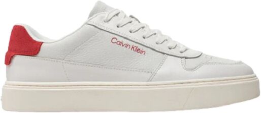 Calvin Scarpe Uomo Art Hm0hm01254 WHITE/BAKED APPLE