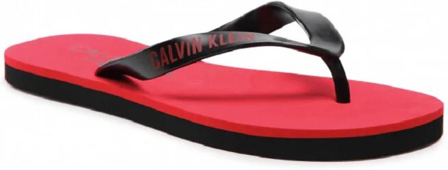 Calvin Infradito Uomo Art Km0km00634 Beh Colore Nero Rosso Misura A Scelta NERO ROSSO