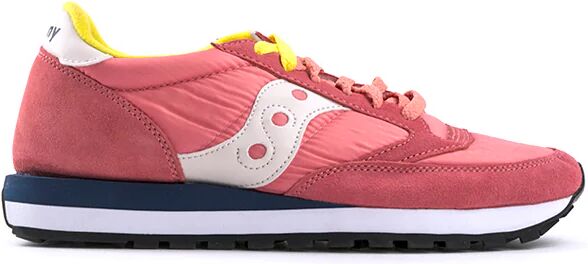 Saucony JAZZ ORIGINAL Sneaker uomo salmone in suede e nylon ROSA 44½